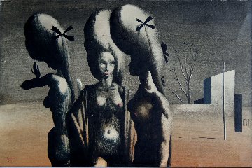 The Conspirators by Colin Middleton (1942), another example of Surrealist art